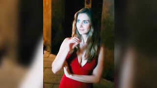 Alison Brie Suggestive Gesture In “Spin Me Round” (2022) #1