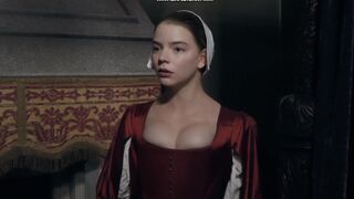 Anya Taylor Joy In A Red Dress The Miniaturist 1080 Smoothed Slow Motion #1