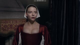 Anya Taylor Joy In A Red Dress The Miniaturist 1080 Smoothed Slow Motion #4