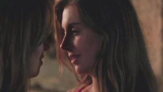 Alison Brie & Aubrey Plaza Making Out In ‘Spin Me Round’ #1