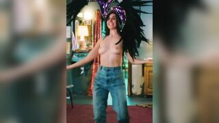Alison Brie Topless Dance In GLOW