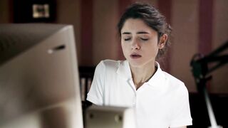 Natalia Dyer Fingering Herself At The Computer, From “Yes, God, Yes” #4