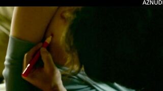 Riley Keough Drawing On Plots – The House That Jack Built(2018)