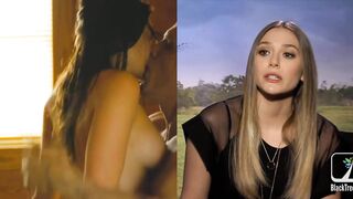 Elizabeth Olsen’s Thoughts On Nudity (sound On) #4