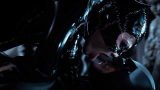 Michelle Pfeiffer As Catwoman In Batman Returns With The Lick